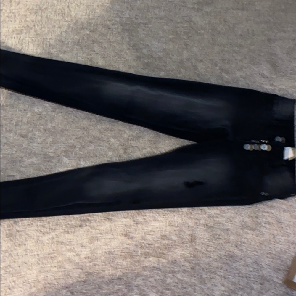 justice black jeans